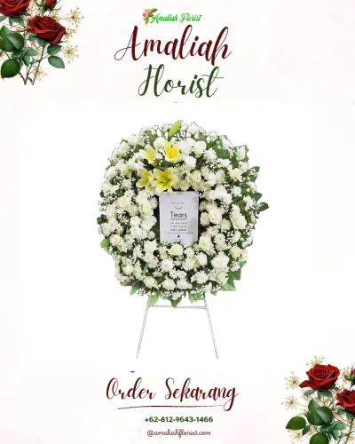 Krans Bunga Duka Cita di Sukoanyar